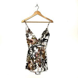 Fun, Flowy Floral Romper- S